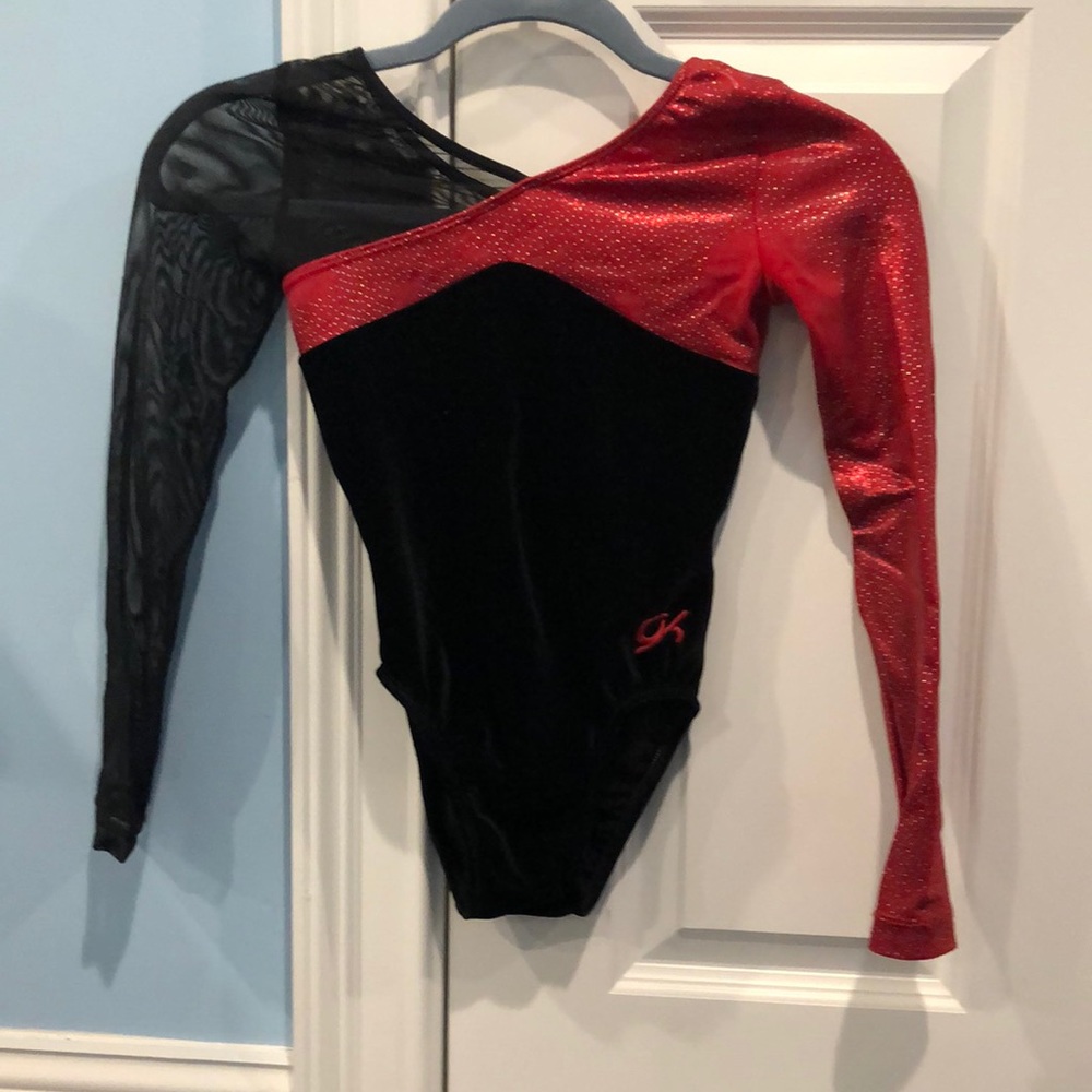 Red Black Leotard GK - competition